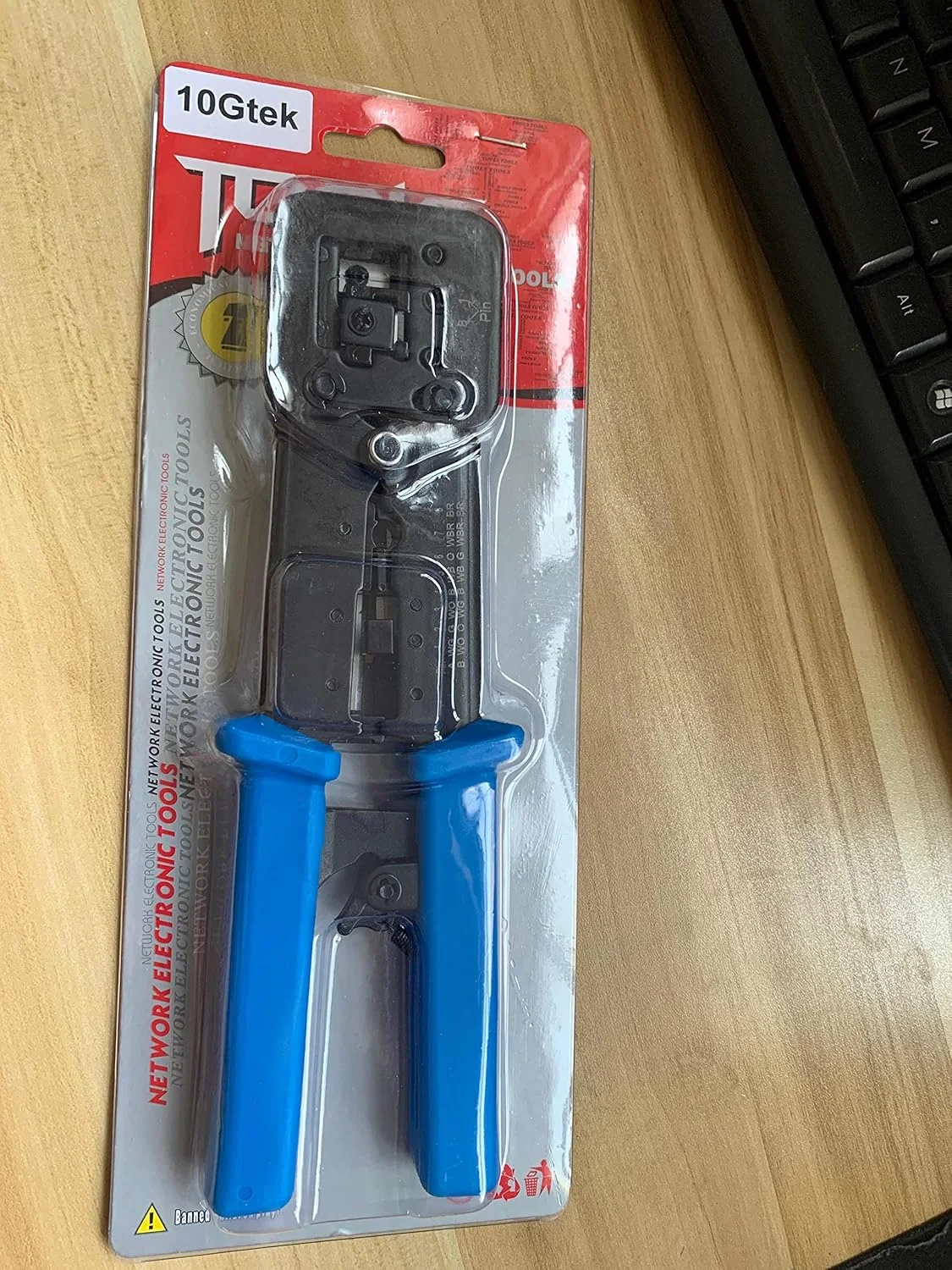 ابزار پرس، برش و لخت کن RJ45 سه کاره برای کابل های شبکه و تلفن 6P/8P ابزار پرس، برش و لخت کن RJ45 سه کاره برای کابل های شبکه و تلفن 6P/8P