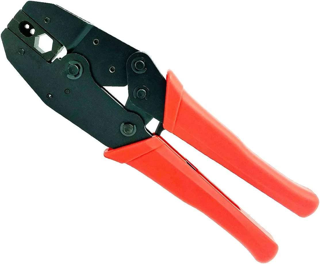 ابزار پرس سرسیم کابل کواکسیال LMR400، Belden9913، RG8، RG213، RG214، RG316، RG174، ابزار پرس با قالب شش ضلعی 10.90 میلی‌متری برای کابل‌های نوع 400، ابزار پرس قرمز LMR400