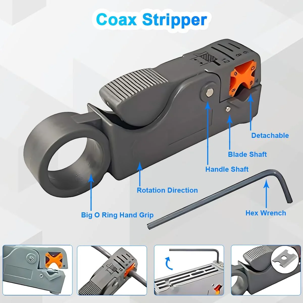 مجموعه ابزار پرس کابل برای RJ11/RJ12/RJ45/CAT5/CAT6/Cat5e، ابزار تعمیر شبکه تستر کابل لن نگهداری کامپیوتر حرفه ای، پرس کابل قابل حمل، سیم لخت کن، 50 عدد سر کریستالی و کیف بسته بندی مجموعه ابزار پرس کابل برای RJ11/RJ12/RJ45/CAT5/CAT6/Cat5e، ابزار تعمیر شبکه تستر کابل لن نگهداری کامپیوتر حرفه ای، پرس کابل قابل حمل، سیم لخت کن، 50 عدد سر کریستالی و کیف بسته بندی