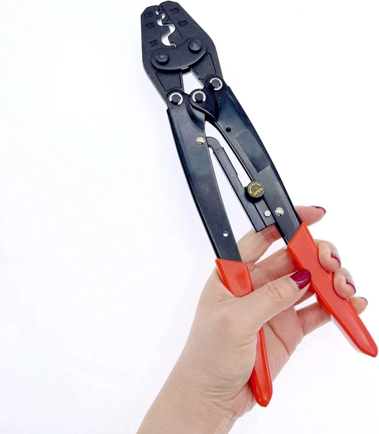 ابزار پرس سرسیم 16-5AWG 1.25-16 میلی متر گیفکس | ابزار پرس سیم ترمینال لخت