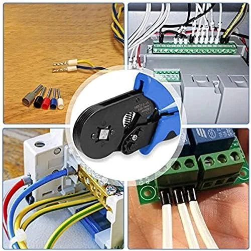 ست ابزار پرس سرسیم با 1200 عدد سرسیم، ترمینال سیم AWG 28-7 (0.08-10mm²)، اتصالات سیم برق ست ابزار پرس سرسیم با 1200 عدد سرسیم، ترمینال سیم AWG 28-7 (0.08-10mm²)، اتصالات سیم برق