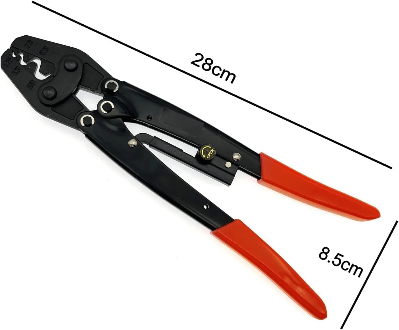 ابزار پرس سرسیم 16-5AWG 1.25-16 میلی متر گیفکس | ابزار پرس سیم ترمینال لخت