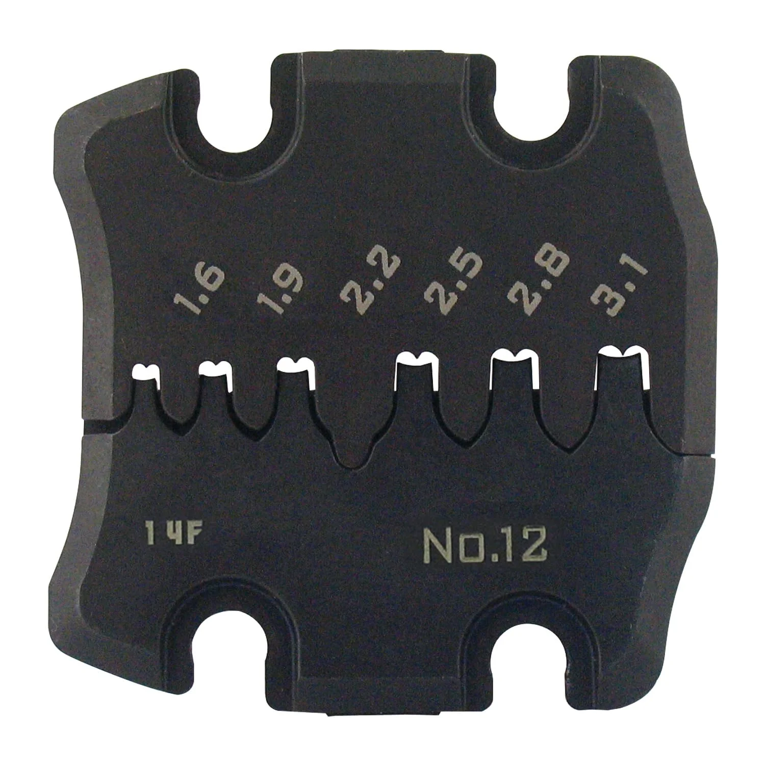 مجموعه قالب های دقیق مدل pad-12s (سایز متوسط) برای ابزار پرس دستی ENGINEER، مشکی