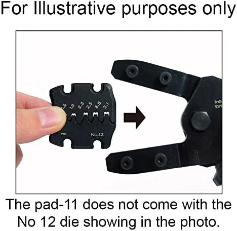 ابزار پرس جهانی دقیق ENGINEER با صفحات قالب قابل تعویض (سایز S) ابزار پرس دستی. ساخت ژاپن. pad-11