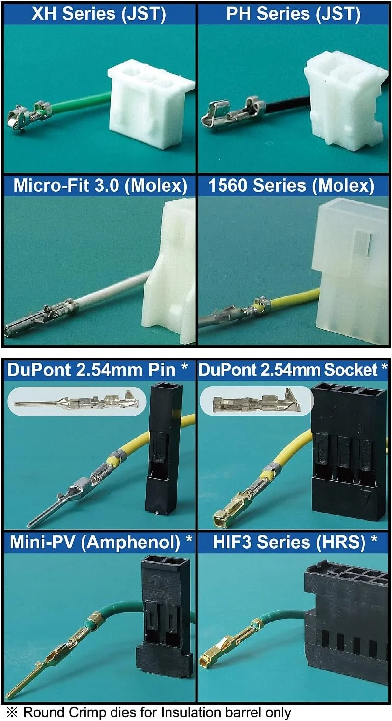 انبر پرس سرسیم های میکرومتری ENGINEER PA-24، انبر پرس تخصصی برای پین های 2.5 میلی متری مانند JST XH PH EH Molex Micro-Fit 3.0 و غیره. پرس عالی کانکتورهای Dupont Servo، دارای سیم چین انبر پرس سرسیم های میکرومتری ENGINEER PA-24، انبر پرس تخصصی برای پین های 2.5 میلی متری مانند JST XH PH EH Molex Micro-Fit 3.0 و غیره. پرس عالی کانکتورهای Dupont Servo، دارای سیم چین