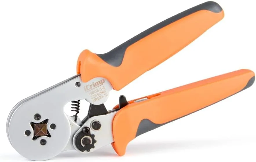 ابزار پرس سرسیم اکسفور، مربعی خود تنظیم شونده، برای سرسیم های AWG23-10، انبر پرس سیم جغجغه ای