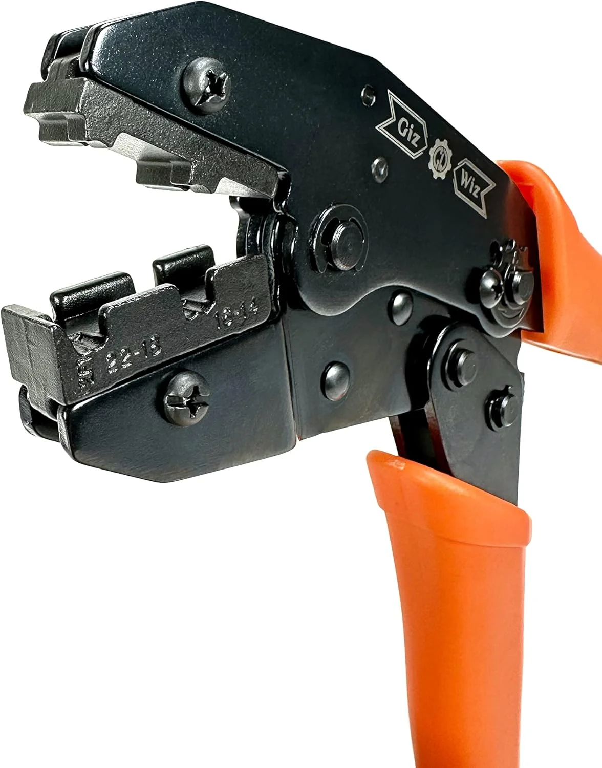 ابزار پرس سرسیم پرچمی سبک با مکانیزم جغجغه ای برای سیم های بدون روکش AWG 22-14 مدل G-L2F1