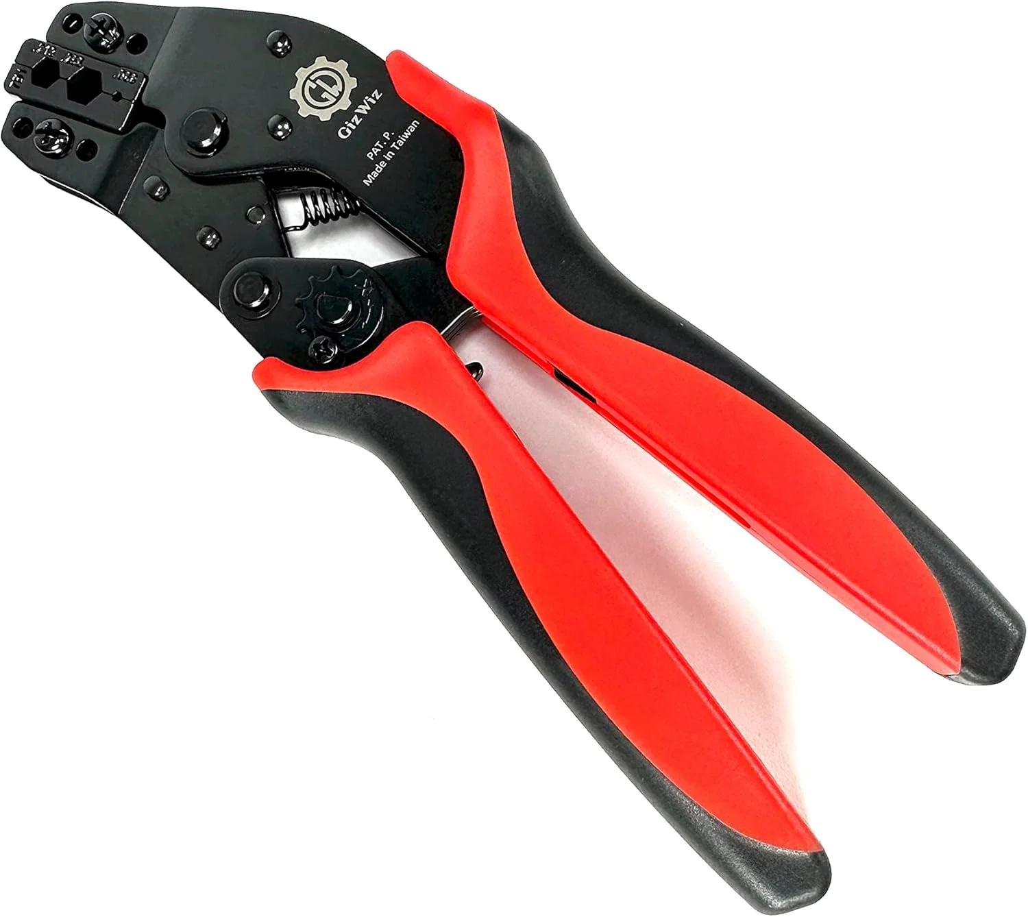 ابزار پرس سرسیم جغجغه ای مینی ارگونومیک و جیبی برای کابل های کواکسیال RF RG58 RG59 RG62 نوع N، نوع F، TNC، BNC، SMA، PL259