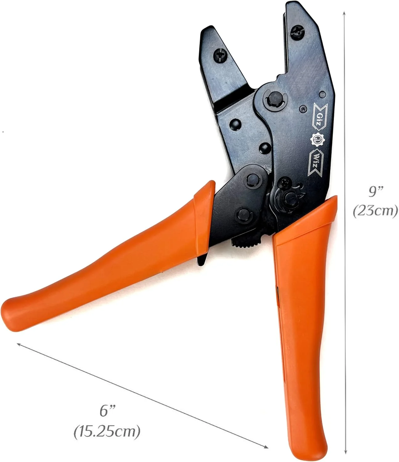 ابزار پرس سرسیم پرچمی سبک با مکانیزم جغجغه ای برای سیم های بدون روکش AWG 22-14 مدل G-L2F1 ابزار پرس سرسیم پرچمی سبک با مکانیزم جغجغه ای برای سیم های بدون روکش AWG 22-14 مدل G-L2F1