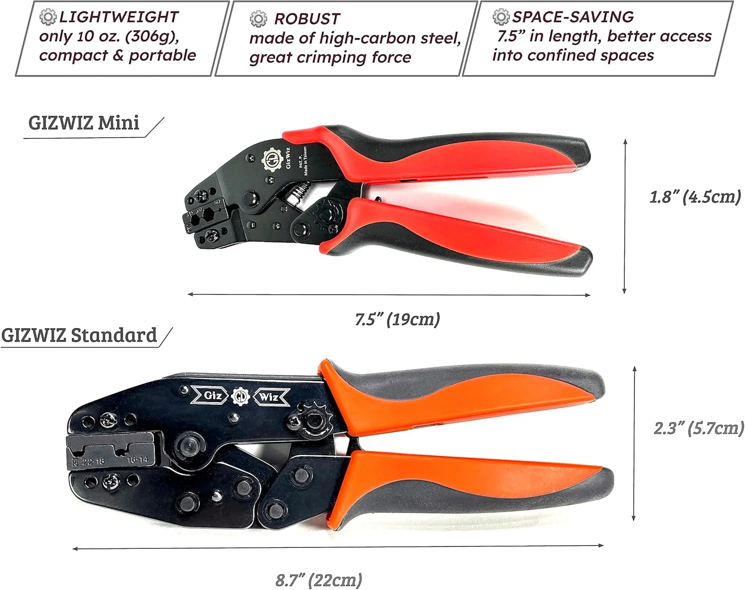 ابزار پرس سرسیم جغجغه ای مینی ارگونومیک و جیبی برای کابل های کواکسیال RF RG58 RG59 RG62 نوع N، نوع F، TNC، BNC، SMA، PL259 ابزار پرس سرسیم جغجغه ای مینی ارگونومیک و جیبی برای کابل های کواکسیال RF RG58 RG59 RG62 نوع N، نوع F، TNC، BNC، SMA، PL259