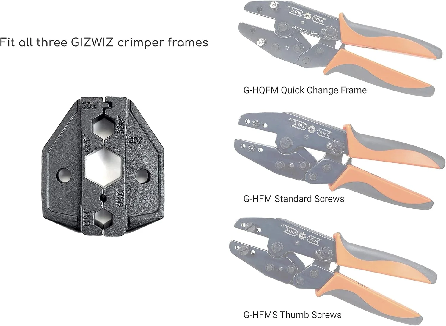 مجموعه قالب های قابل تعویض ابزار پرس کواکسیال RF برای RG58 RG59 RG62 RG11 RG8 RG213
