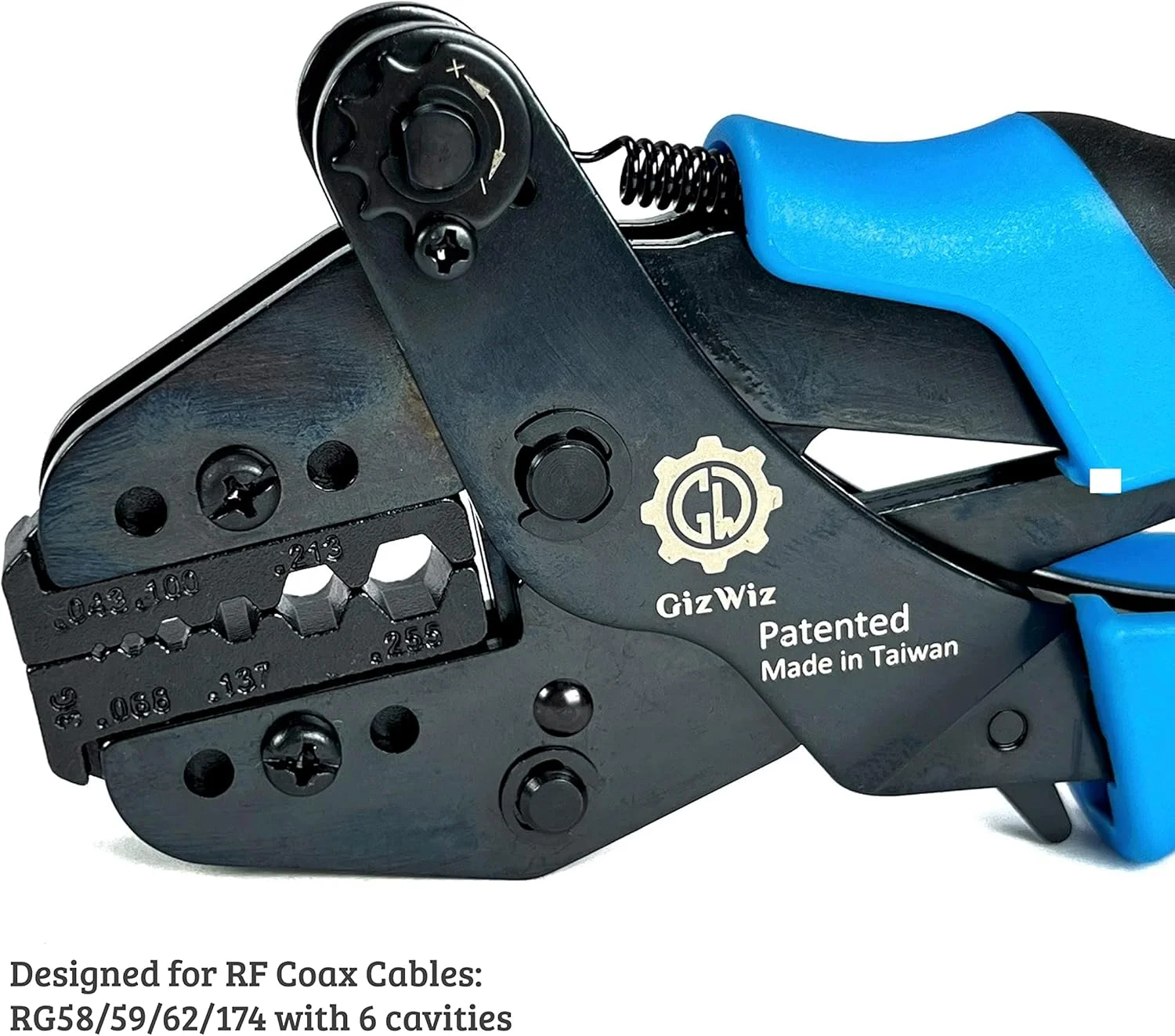 ابزار پرس سرسیم کابل کواکسیال RF با عملکرد موازی برای RG58 RG59 RG62 RG174