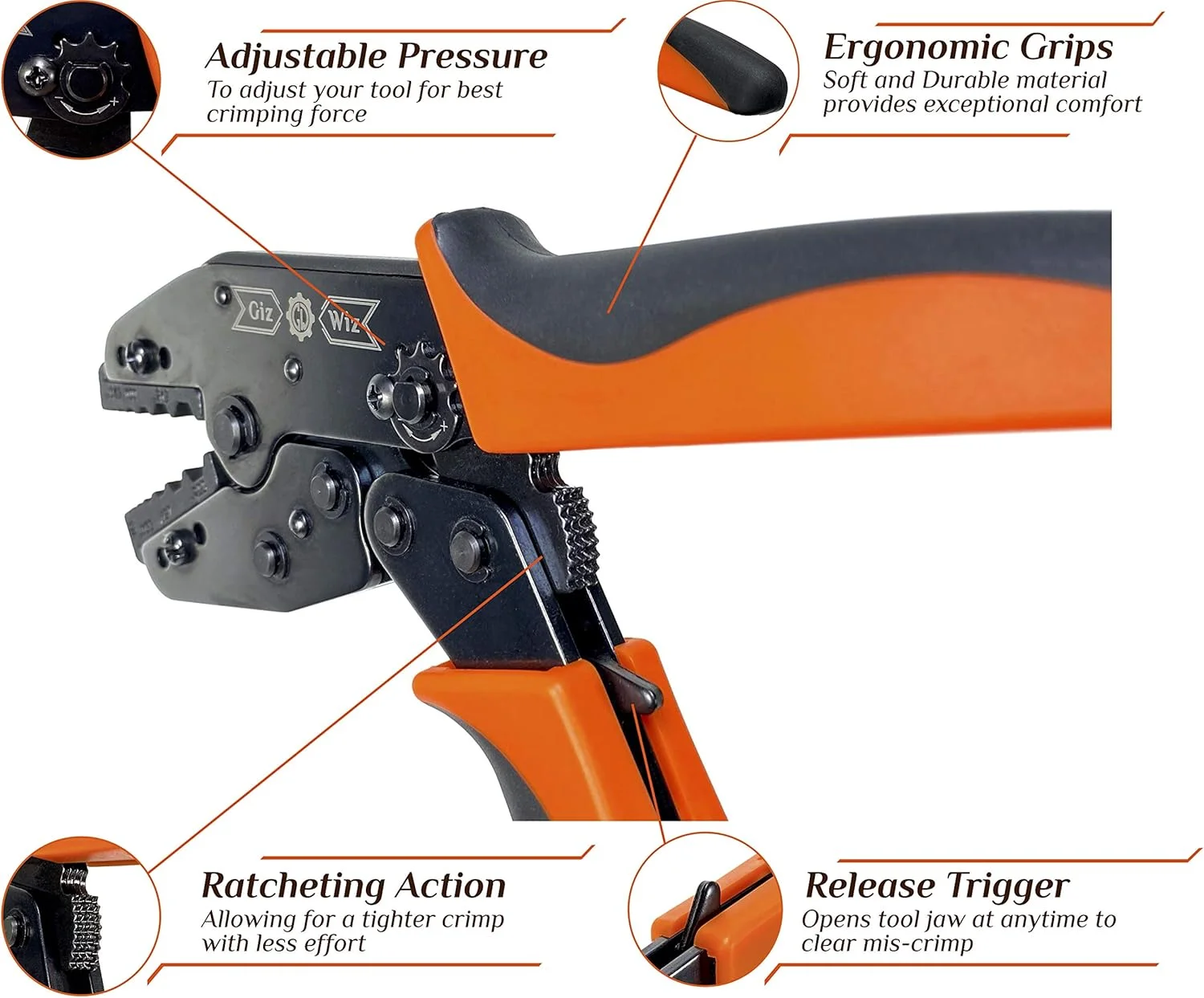 ابزار پرس سر کابل کواکسیال RF مدل G-H3A4