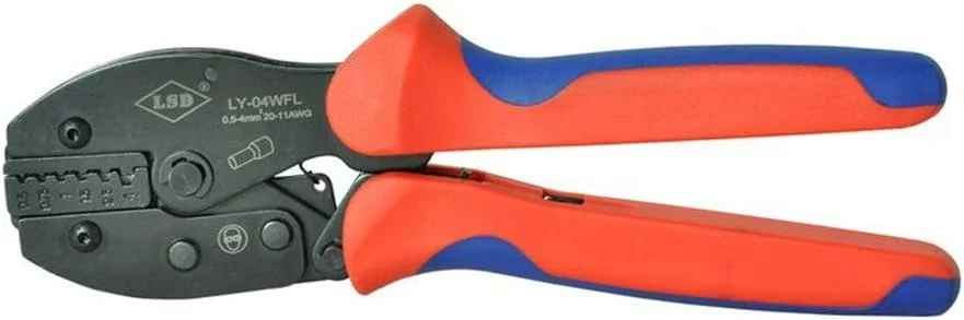 ابزار پرس سرسیم کابل، انبر پرس سرسیم برای پرس سرسیم های انتهایی 0.5-4 میلی متر مربع، ابزار پرس کابل برای اتصالات