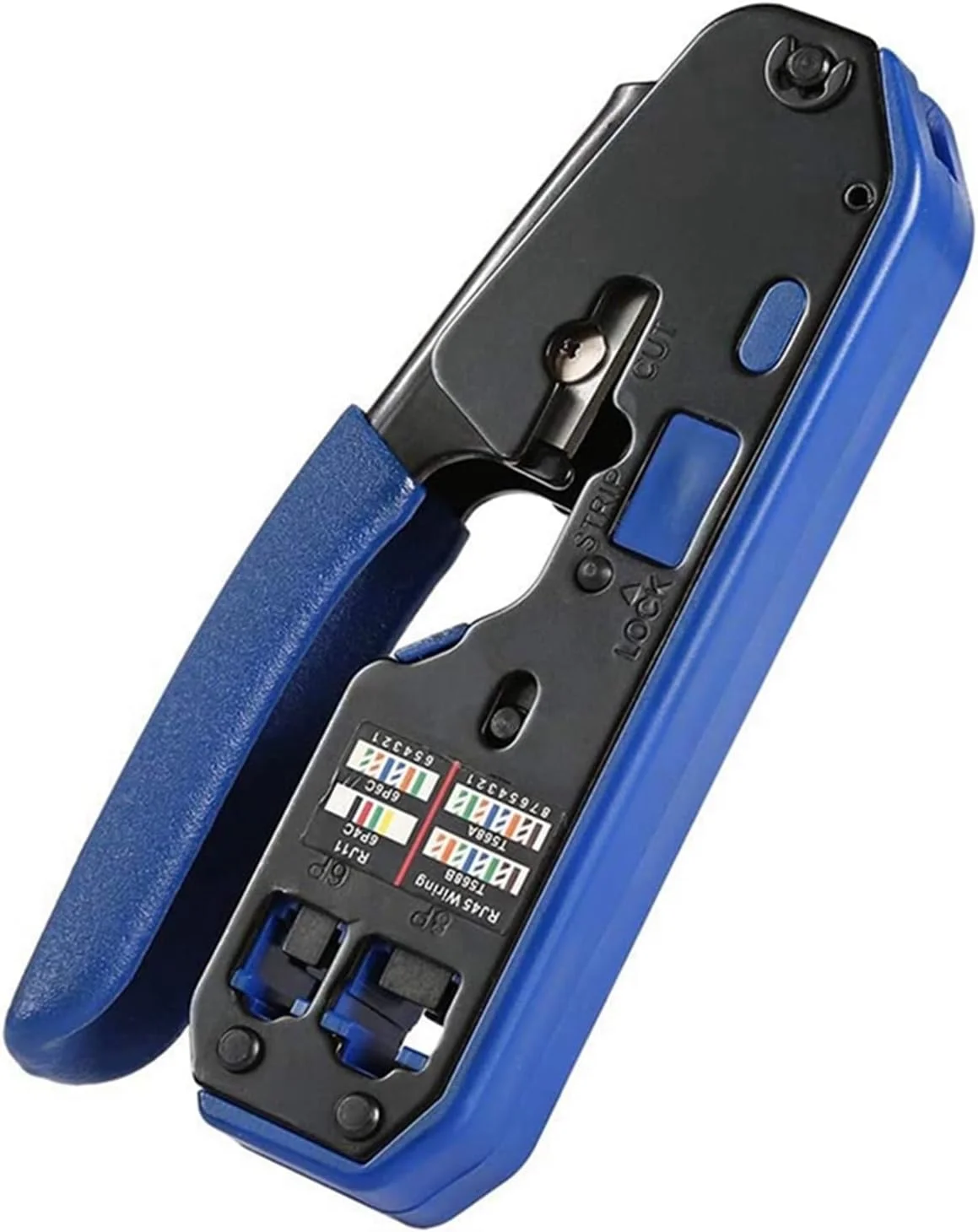 ابزار پانچ و پرس شبکه اسماعیلیا، تستر کابل شبکه RJ45، کیت ابزار پرس CAT5 CAT5E CAT6، 50 عدد کانکتور RJ45 CAT6