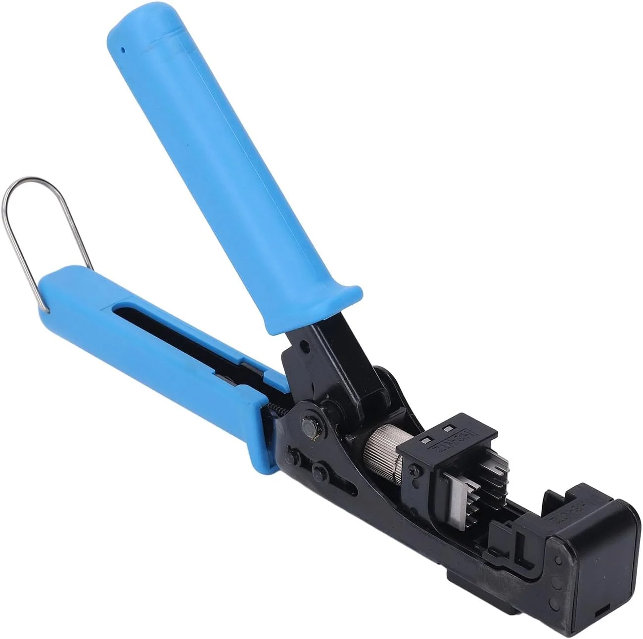 ابزار پانچ زاویه دار 90 درجه Jectse، ابزار پرس اترنت برای جک های Everest Media UTP Cat5e Cat6A Cat6 با پایه قابل تنظیم، تیغه های استیل ضد زنگ