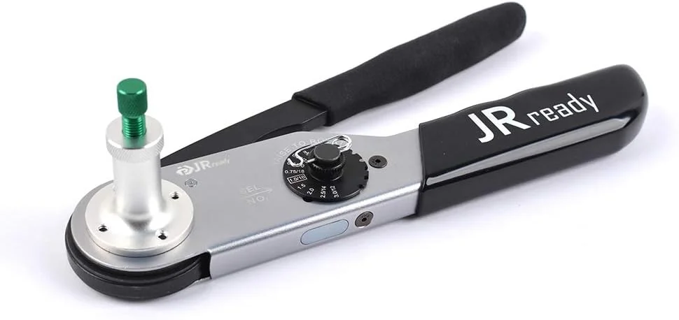 ابزار پرس سرسیم JRready JRD-HDT-48 مناسب برای سیم با محدوده 12-22AWG برای ترمینال های 12#، 16#، 20# Deutsch سازگار با کانکتورهای سری Deutsch DT DTM DTP