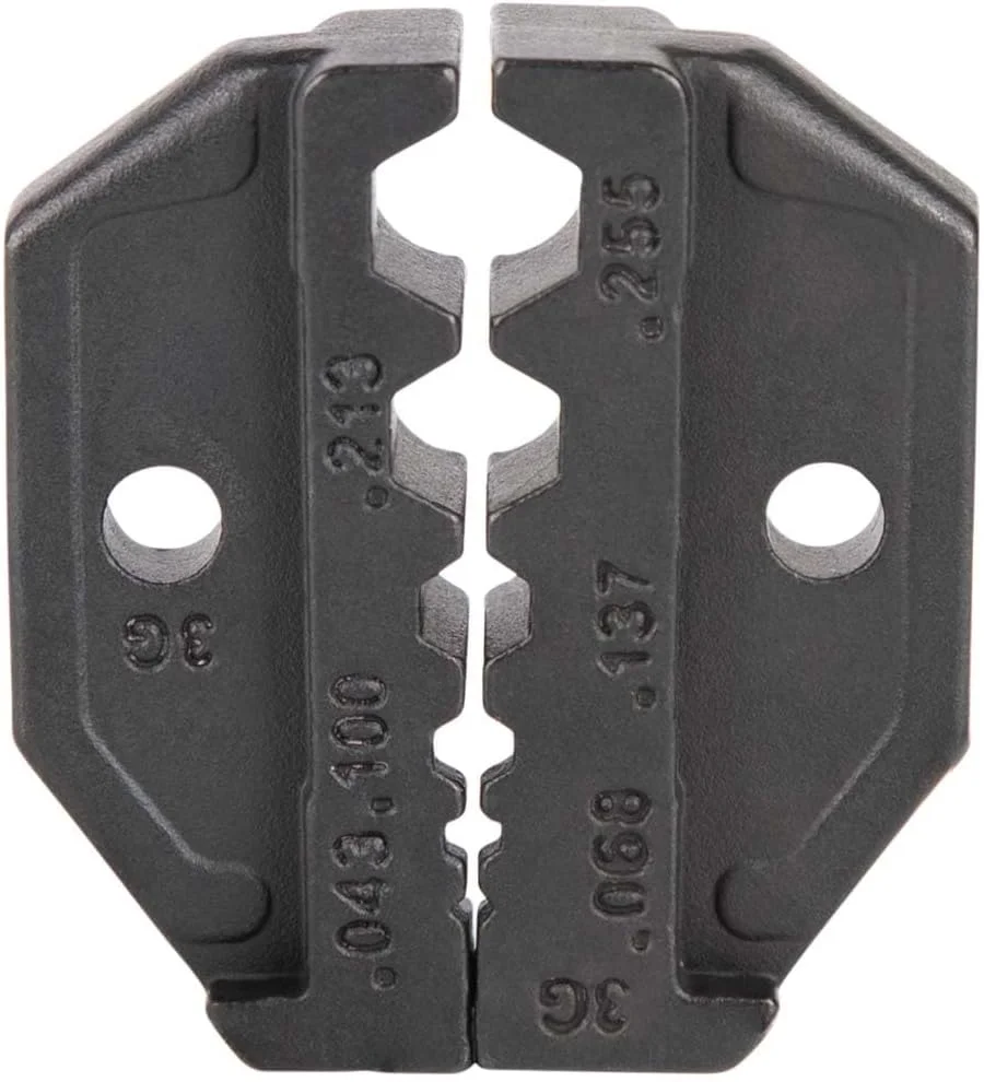 مجموعه قالب پرس کابل Klein Tools مدل VDV201-040، مناسب برای استفاده با ابزار پرس کابل جغجغه ای مدل VDV200-010 برای کابل های RG58/RG59، RG62، RG174 و فیبر نوری