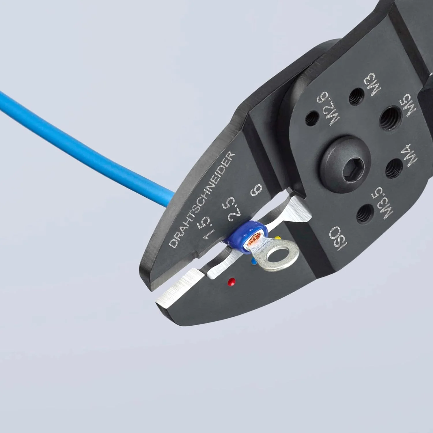 انبر پرس مشکی با روکش لاک الکل و دسته های چند جزئی KNIPEX 97 22 240، طول 240 میلی متر انبر پرس مشکی با روکش لاک الکل و دسته های چند جزئی KNIPEX 97 22 240، طول 240 میلی متر