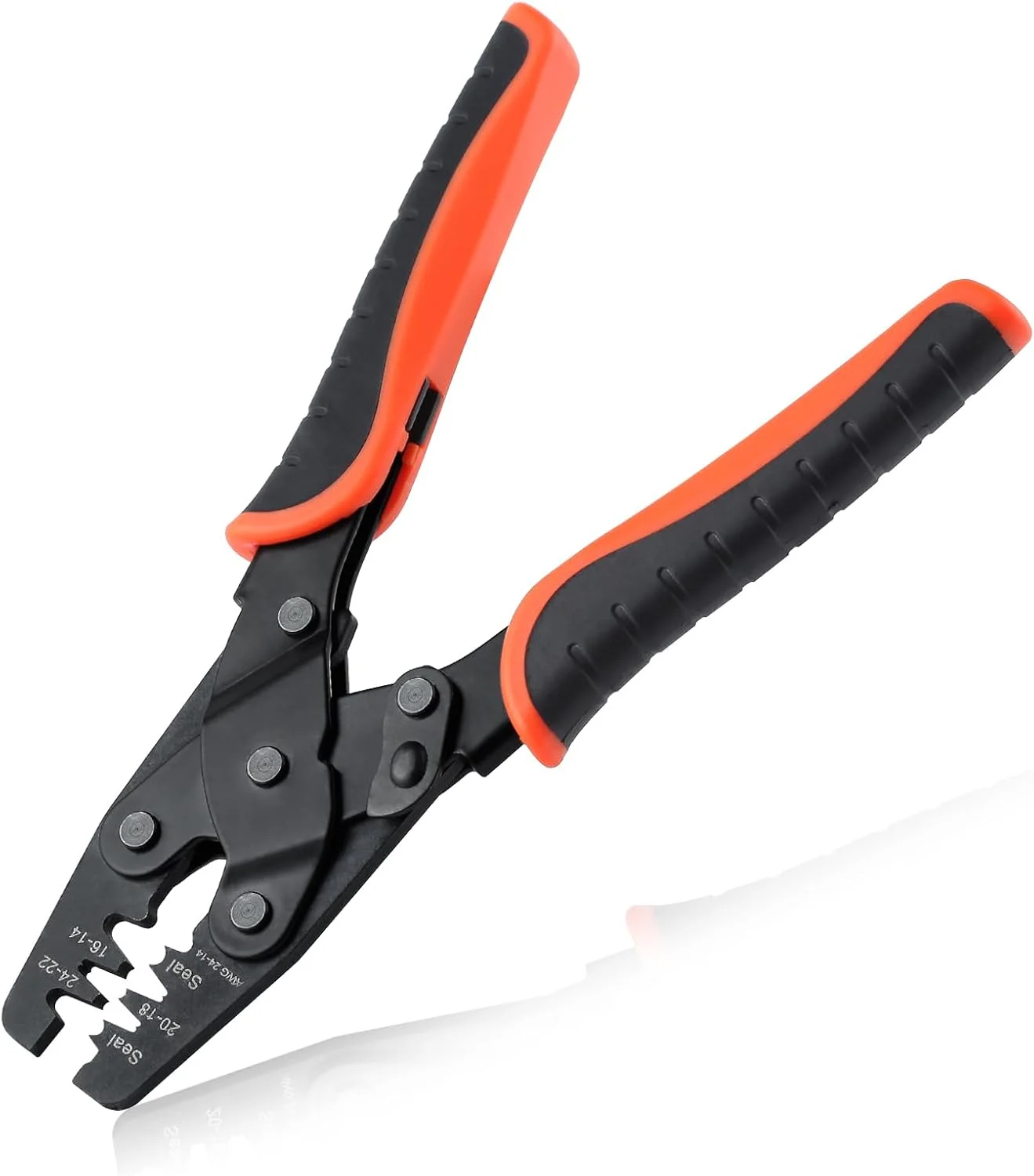 ابزار پرس سرسیم لخت LEONTOOL مدل 1424B، مناسب برای سرسیم های Molex، Delphi، Amp، Tyco، Harley، PC و خودرویی - محدوده AWG 24-14