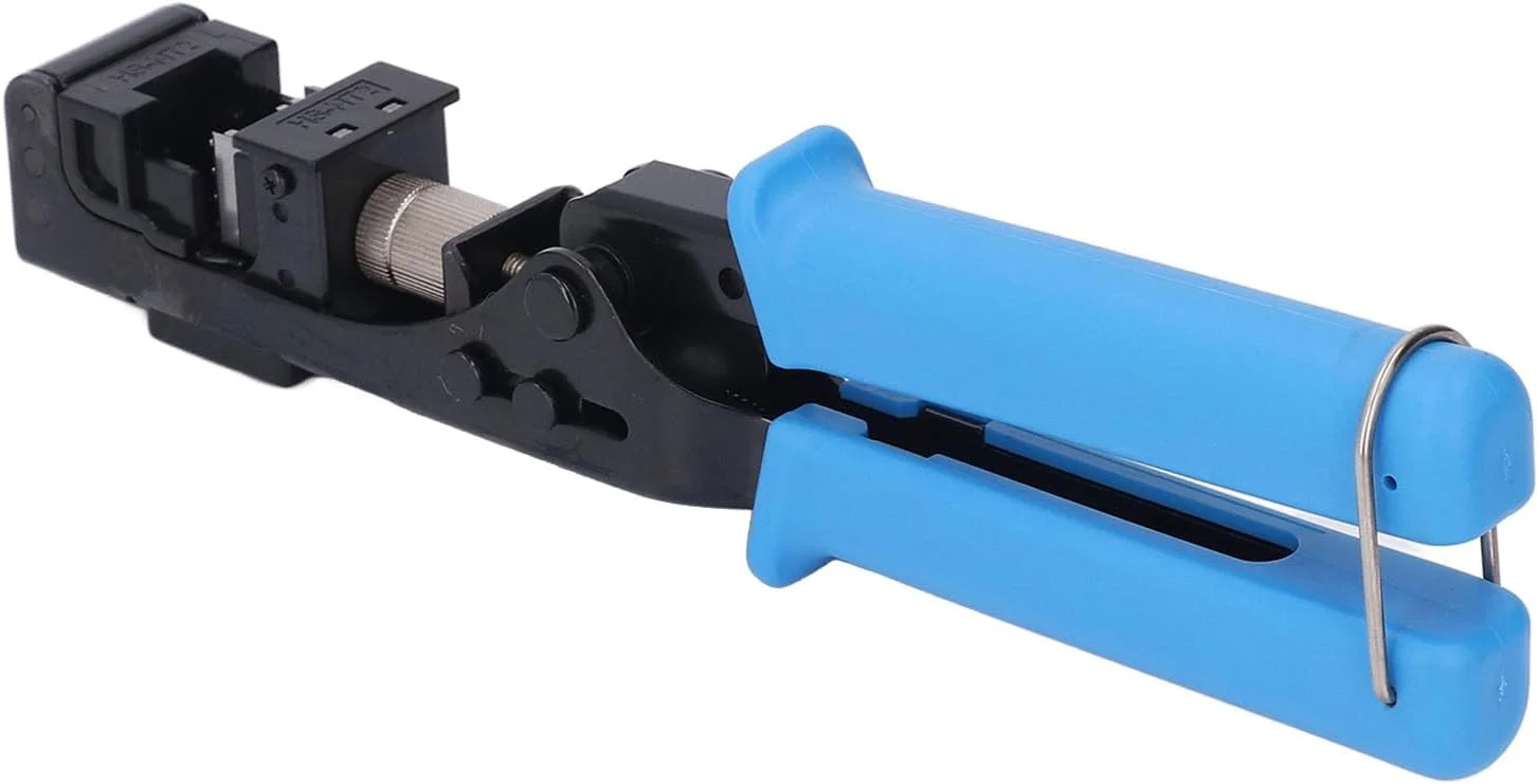 ابزار پرس کابل شبکه RJ45 با زاویه 90 درجه Mingzhe برای جک‌های Everest Media CAT6 5e CAT6A