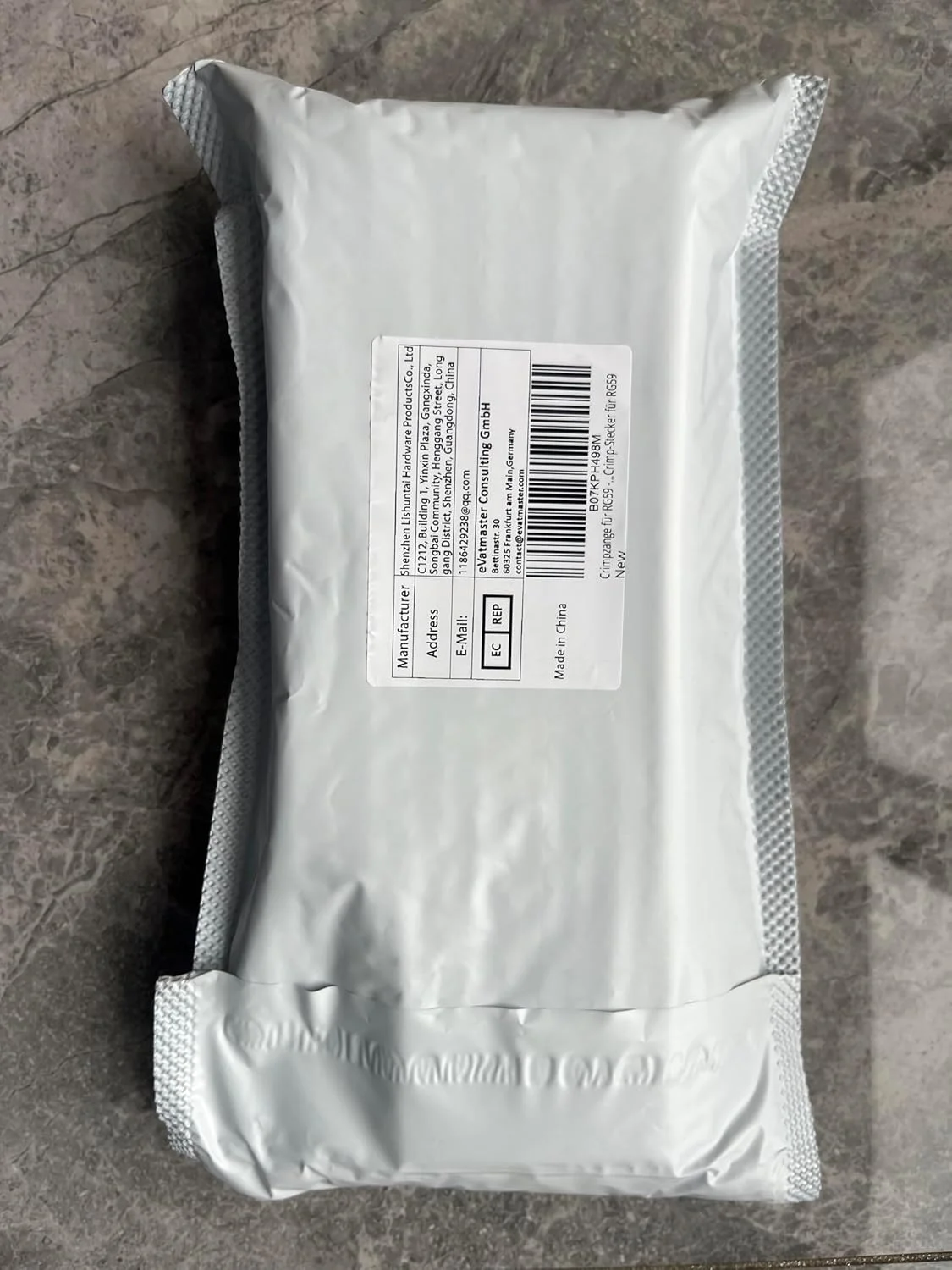 ست ابزار پرس BNC NECALON Kagni، انبر پرس جغجغه ای BNC/TNC و سیم لخت کن چرخشی کابل کواکسیال به همراه 10 عدد کانکتور پرس نری BNC برای RG59، قرمز