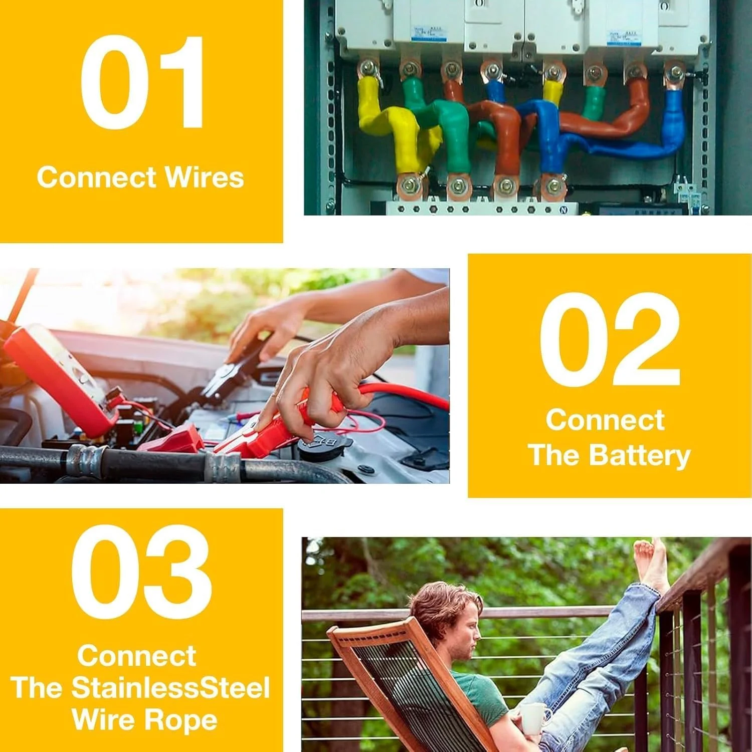 ست ابزار پرس هیدرولیک، 8 تن 12 AWG تا 00 (2/0) پرس کابل باتری برای سیم کابل ترمینال الکتریکی و پرس شلنگ هیدرولیک