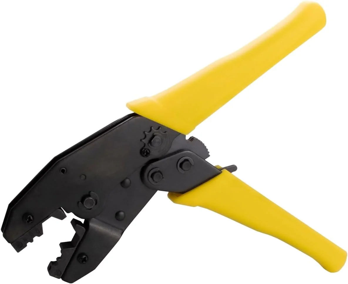 ابزار پرس کابل کواکسیال LMR400، Belden9913، RG8، RG213، RG214، RG316، RG174، ابزار پرس با قالب شش ضلعی 10.90 میلی‌متری برای کابل‌های نوع 400 - زرد