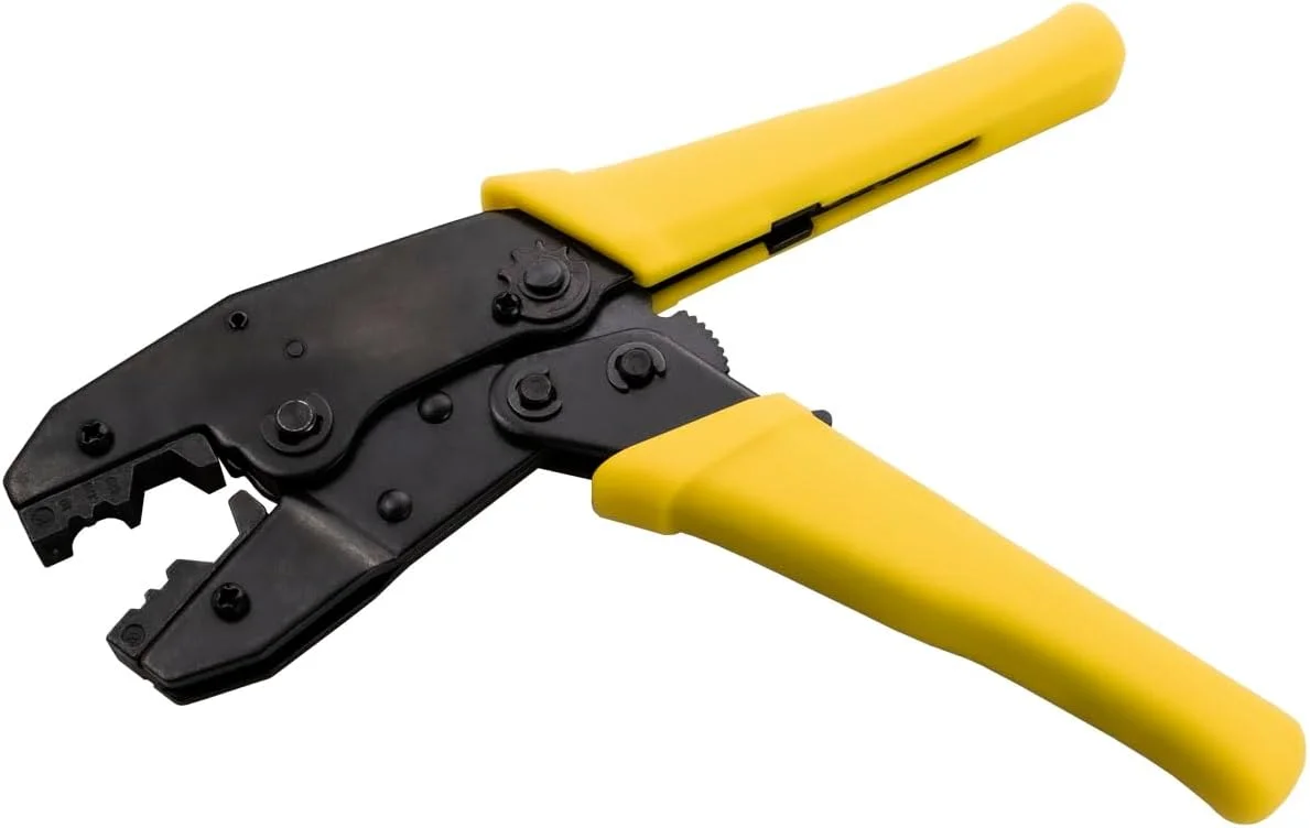 ابزار پرس کابل کواکسیال LMR400، Belden9913، RG8، RG213، RG214، RG316، RG174، ابزار پرس با قالب شش ضلعی 10.90 میلی‌متری برای کابل‌های نوع 400 - زرد