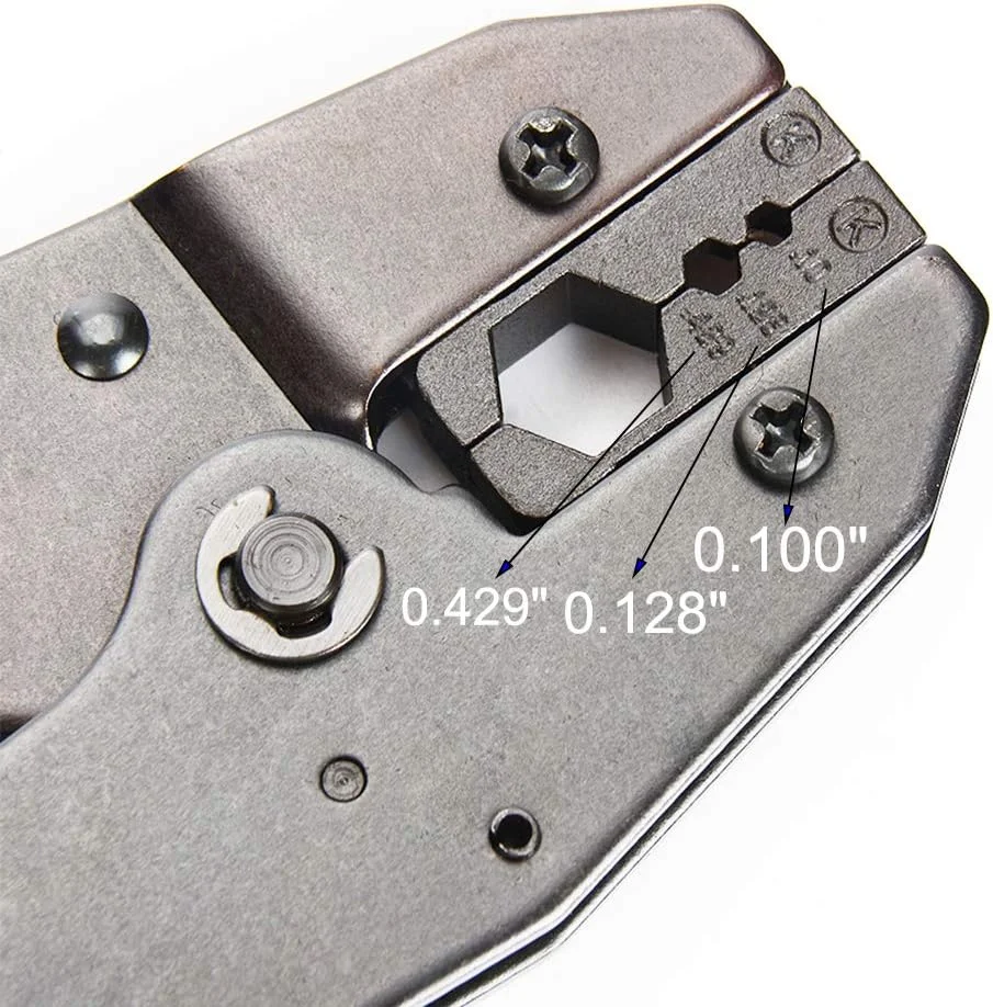 ابزار پرس کانکتور RF برای کابل های کواکسیال LMR400, RG8, RG9, Belden 9913, RG213, RG214, RG174, RG316، ابزار پرس با قالب شش ضلعی 0.429 اینچ (10.90 میلی متر) برای تمام کابل های نوع 400
