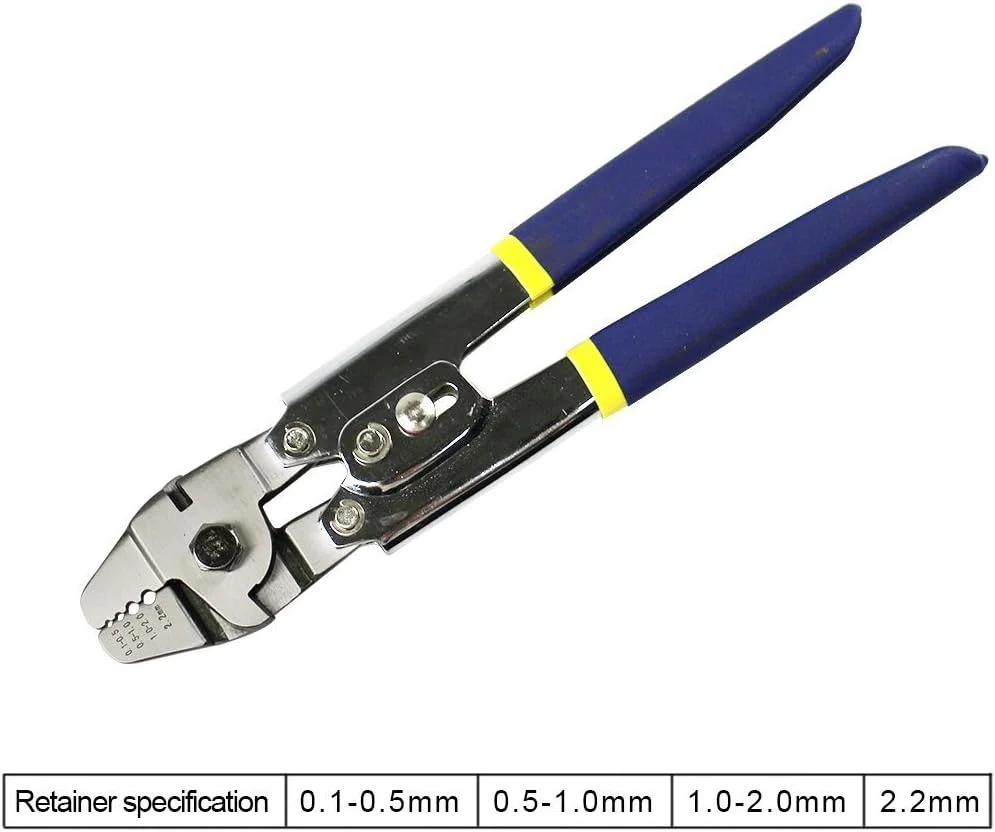 مجموعه ابزار سیم چین و آستین های بیضی آلومینیومی مسی Shaddock Fishing برای سیم های ماهیگیری از 0.1mm تا 2.2mm