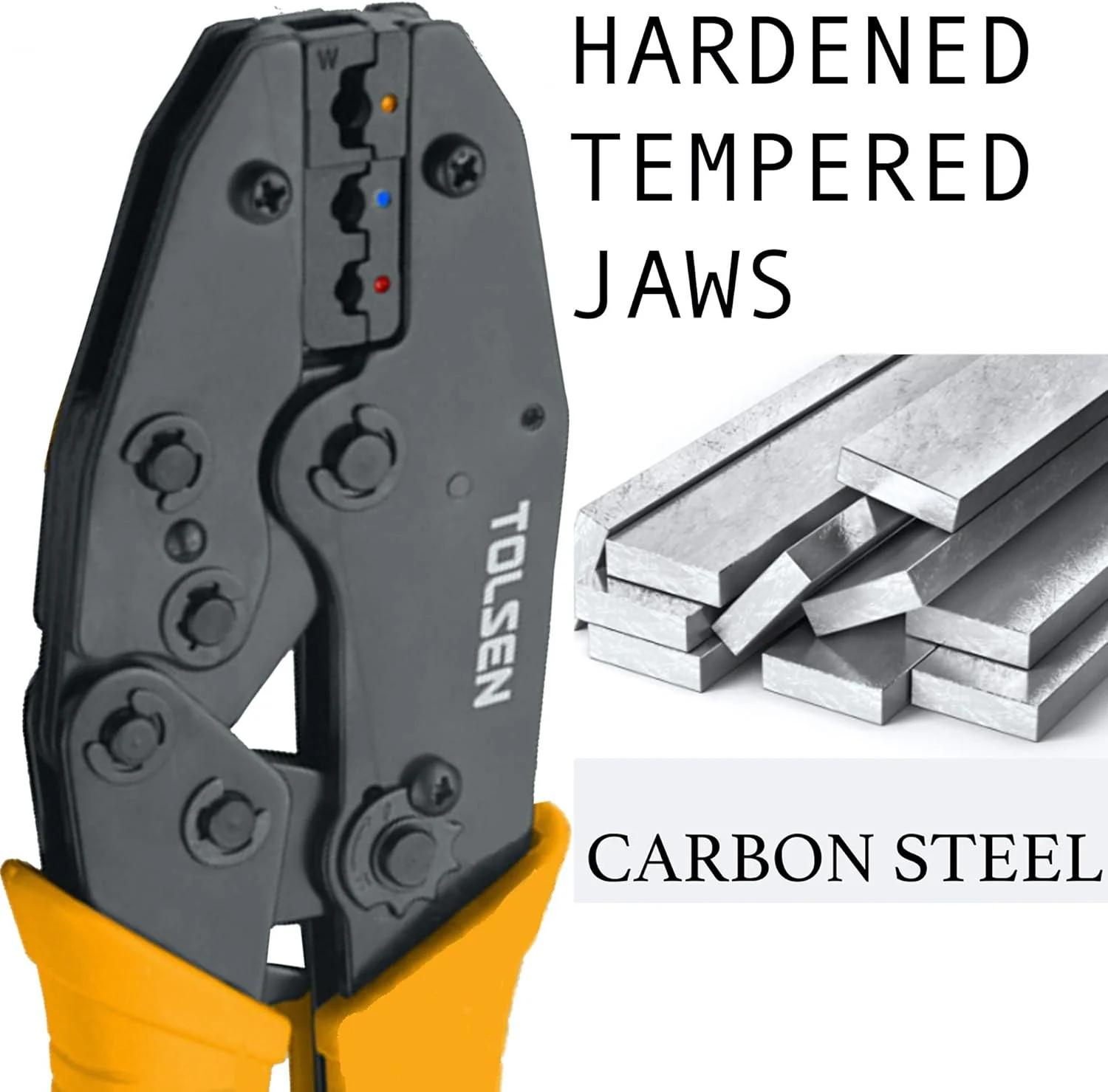 انبر پرس سرسیم جغجغه ای صنعتی Tolsen مدل 38056