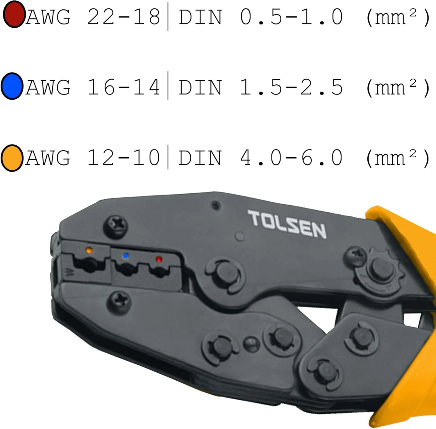 انبر پرس سرسیم جغجغه ای صنعتی Tolsen مدل 38056