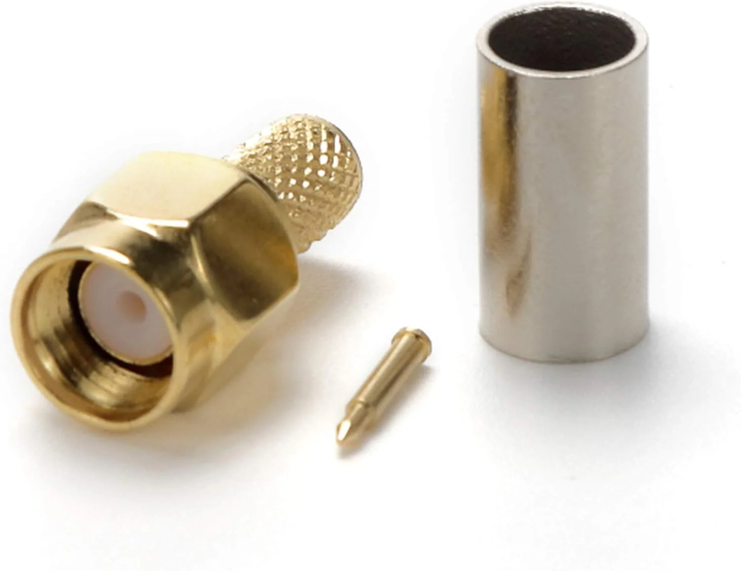 ۱۰ عدد کانکتور SMA نری پرسی و ابزار پرس لخت کن برای کابل RG58/RG59/RG6 ۱۰ عدد کانکتور SMA نری پرسی و ابزار پرس لخت کن برای کابل RG58/RG59/RG6