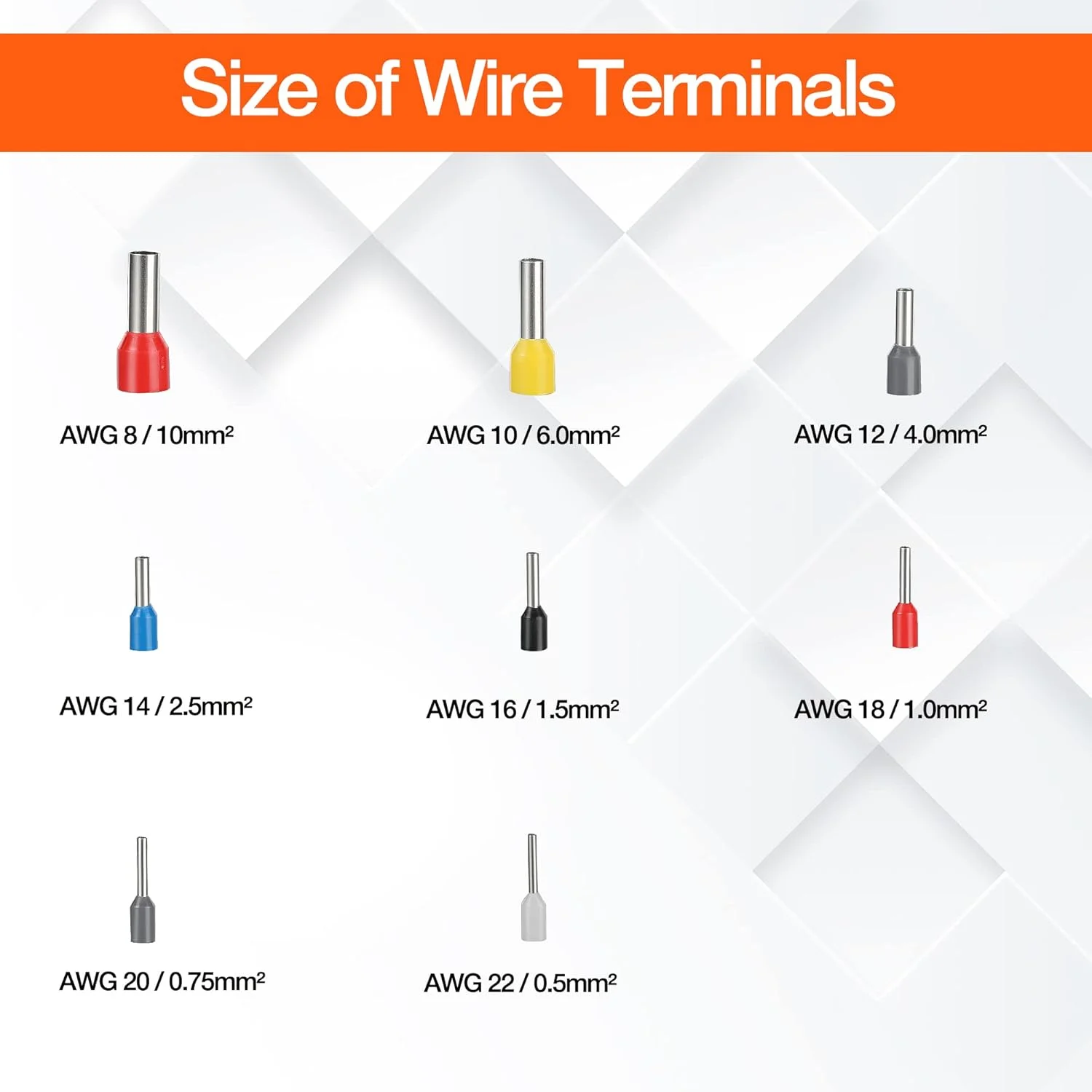 ست ابزار پرس سرسیم Valuemax، ابزار پرس سیم جغجغه ای خود تنظیم شونده 0.08-10 میلی متر مربع به همراه 800 عدد سرسیم عایق دار