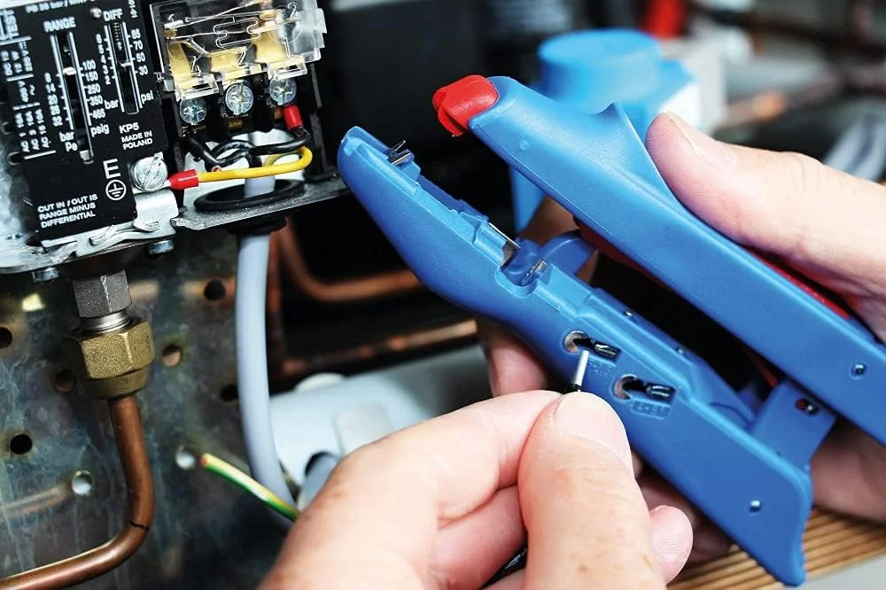 ابزار WEICON TOOLS Duo-Crimp شماره 300 | سیم لخت کن چند منظوره با سیم چین و قابلیت پرس