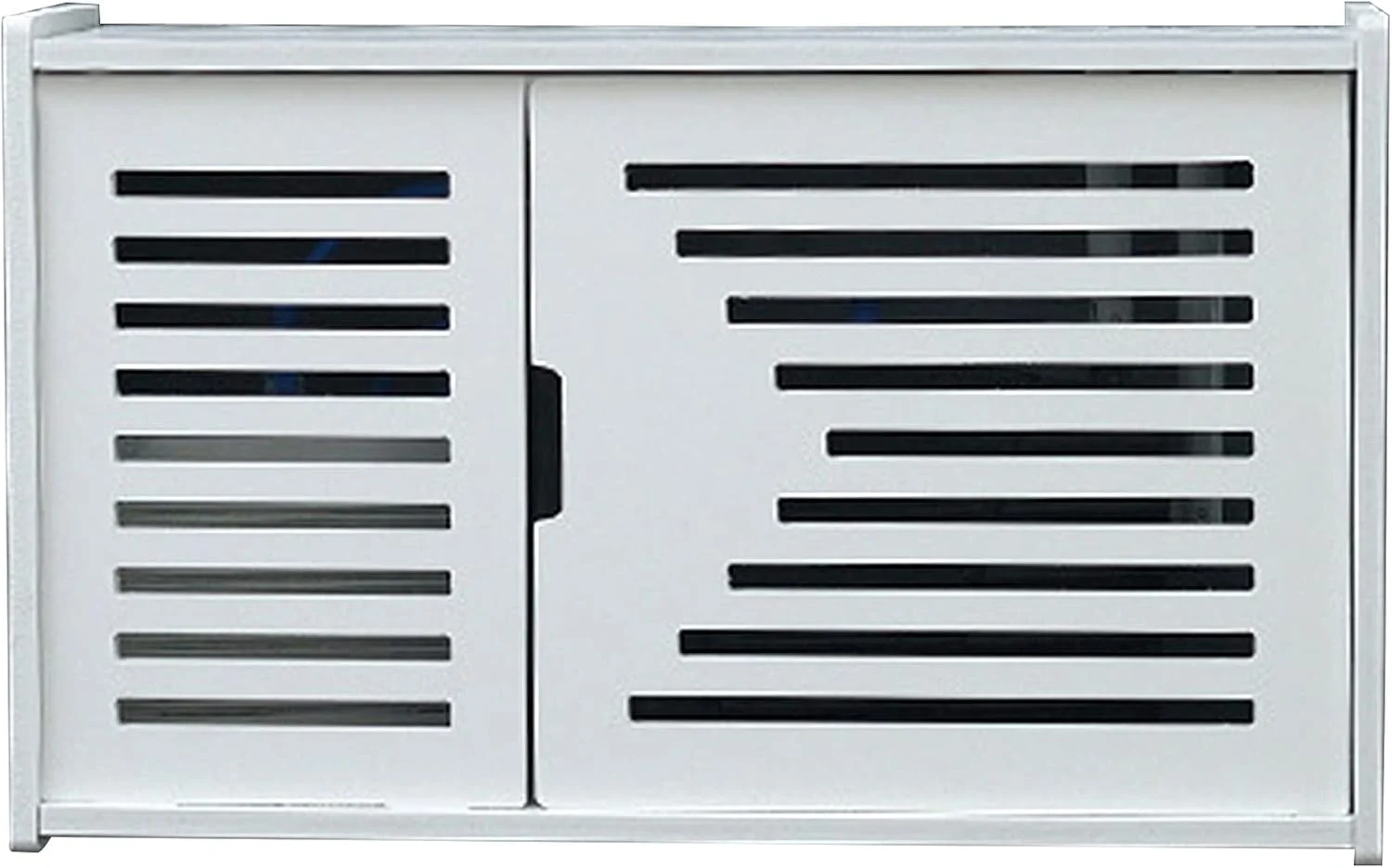 باکس های ذخیره سازی روتر وای فای، قفسه دیواری پی وی سی برای روتر وای فای، باکس ذخیره سازی دیواری وای فای برای ذخیره سازی سیم ها، روترها، و دستگاه های گیرنده دیجیتال تلویزیون