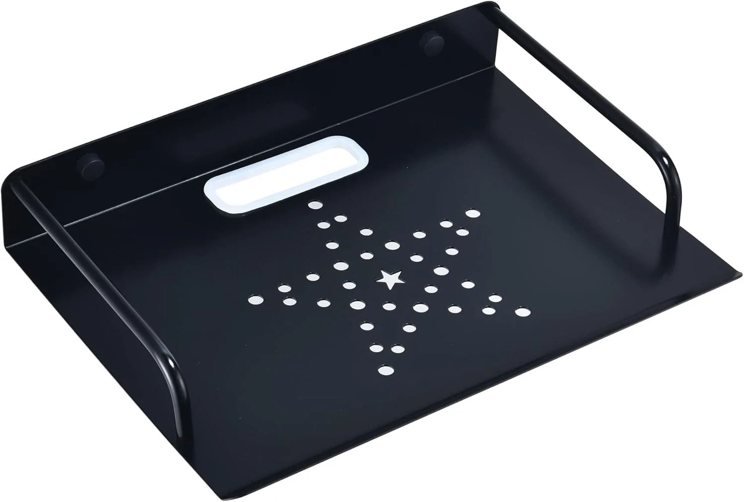 شلف روتر، شلف دیواری کوچک پروژکتور، نگهدارنده باکس تلویزیون، شلف چند رسانه ای، شلف دیواری برای لوازم جانبی تلویزیون مانند مودم/پخش کننده DVD/باکس کابل/گیرنده Hi-Fi (1 لایه، کوچک)