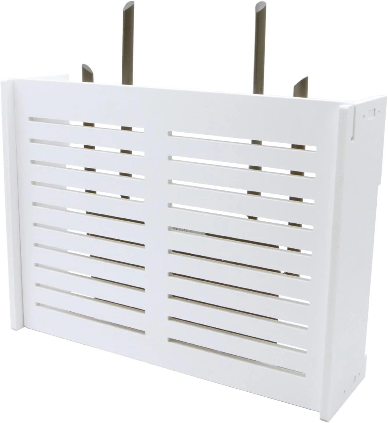 جعبه های ذخیره سازی روتر وای فای بی سیم Ulawellor، جعبه ذخیره سازی چوبی، نگهدارنده مودم دیواری، نگهدارنده دیواری روتر وای فای