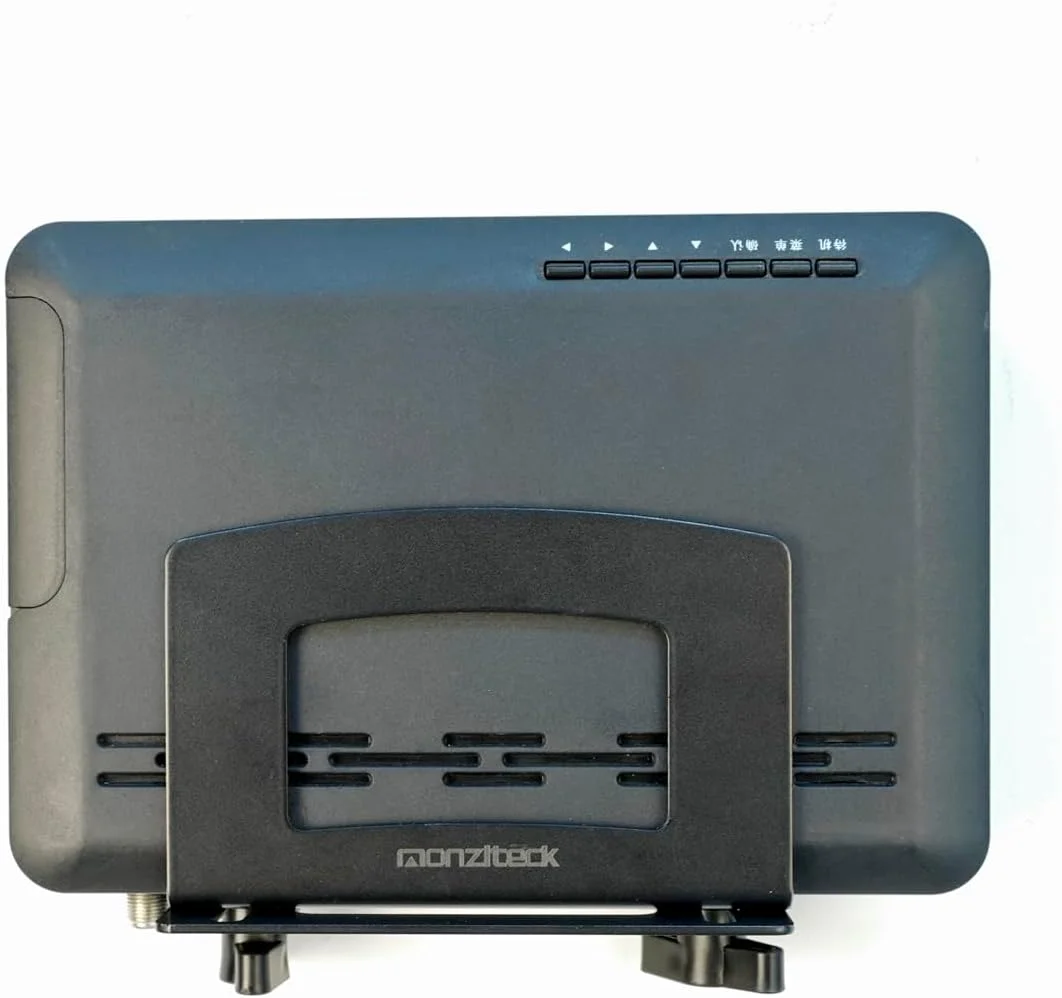 پایه دیواری یا زیر میزی قابل تنظیم Monzlteck برای دستگاه های کوچک | طراحی شده برای پخش کننده های رسانه، سوییچ، WII، جعبه کابل، مودم، روتر، پاور، مینی پی سی، مک مینی و موارد دیگر