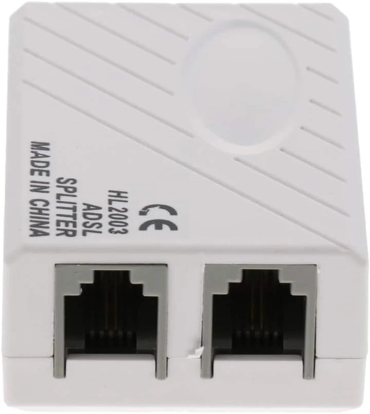 اسپلیتر ADSL/VDSL/APDT KEBILSHOP برای تلفن ثابت و مودم پهن باند، فیلتر تلفن اینترنتی - جک مادگی 6P2C RJ 11 به 2 عدد جک مادگی دوتایی 6P2C جعبه ROJET. اسپلیتر ADSL/VDSL/APDT KEBILSHOP برای تلفن ثابت و مودم پهن باند، فیلتر تلفن اینترنتی - جک مادگی 6P2C RJ 11 به 2 عدد جک مادگی دوتایی 6P2C جعبه ROJET.
