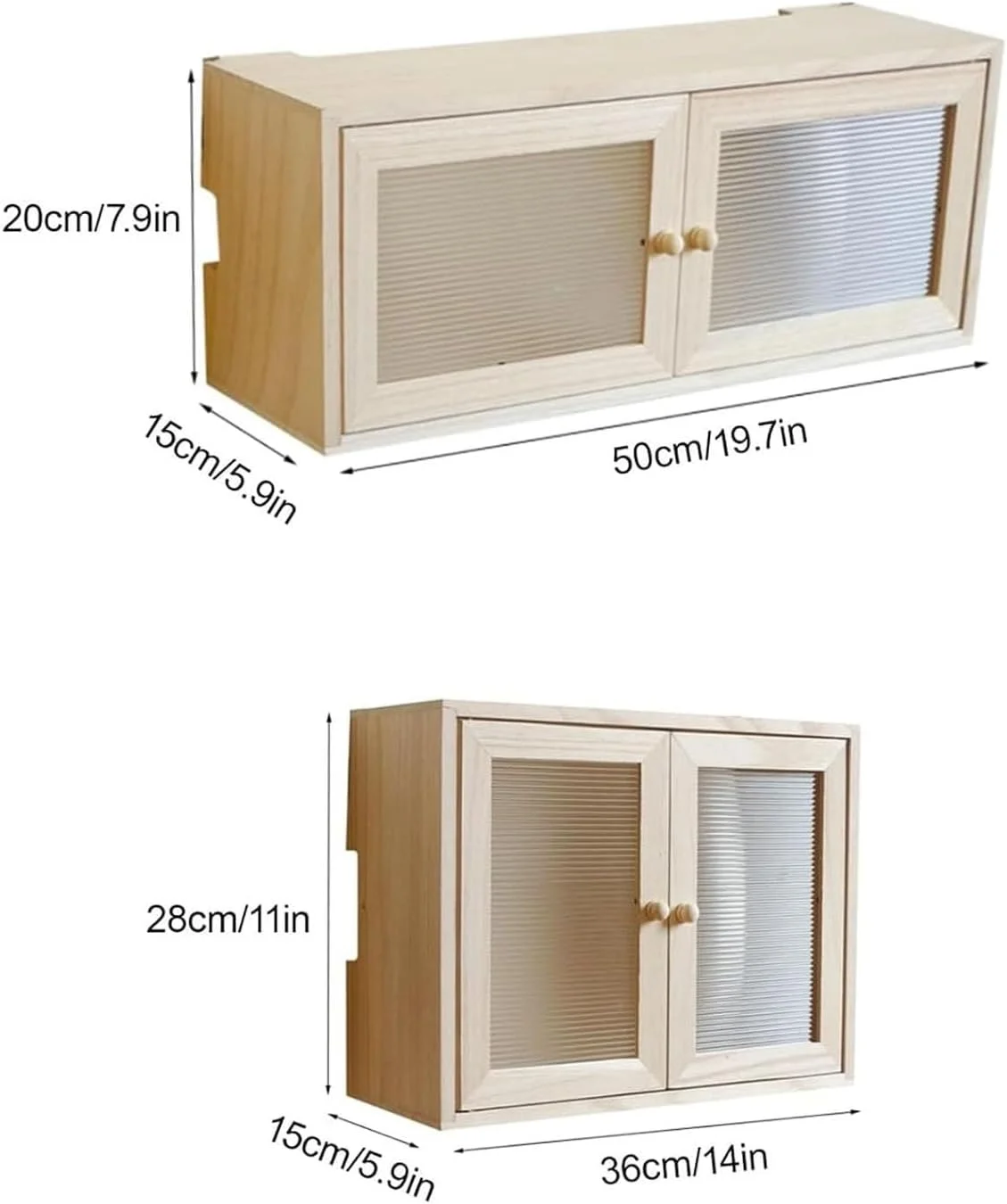 باکس ذخیره سازی روتر وای فای بی سیم HOLGVE، قفسه روتر چوبی دیواری، باکس مخفی روتر وای فای، پوشش رک مودم، کابینت روتر برای دفتر و خانه (سفید، 36x28 سانتی متر / 14x11 اینچ)