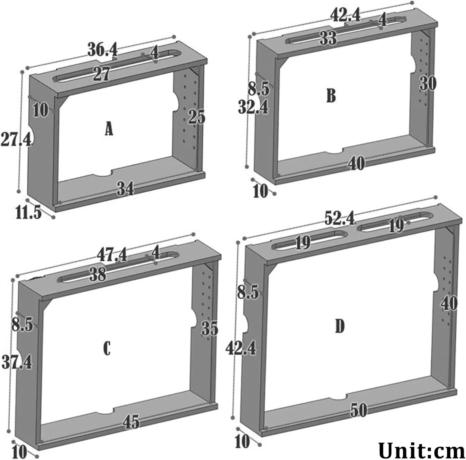 جعبه نگهداری روتر وای فای دیواری چوبی، جعبه ست تاپ باکس شبکه وای فای، پوشش روتر کابل، سازماندهی شده برای اتاق خواب منزل و اتاق نشیمن