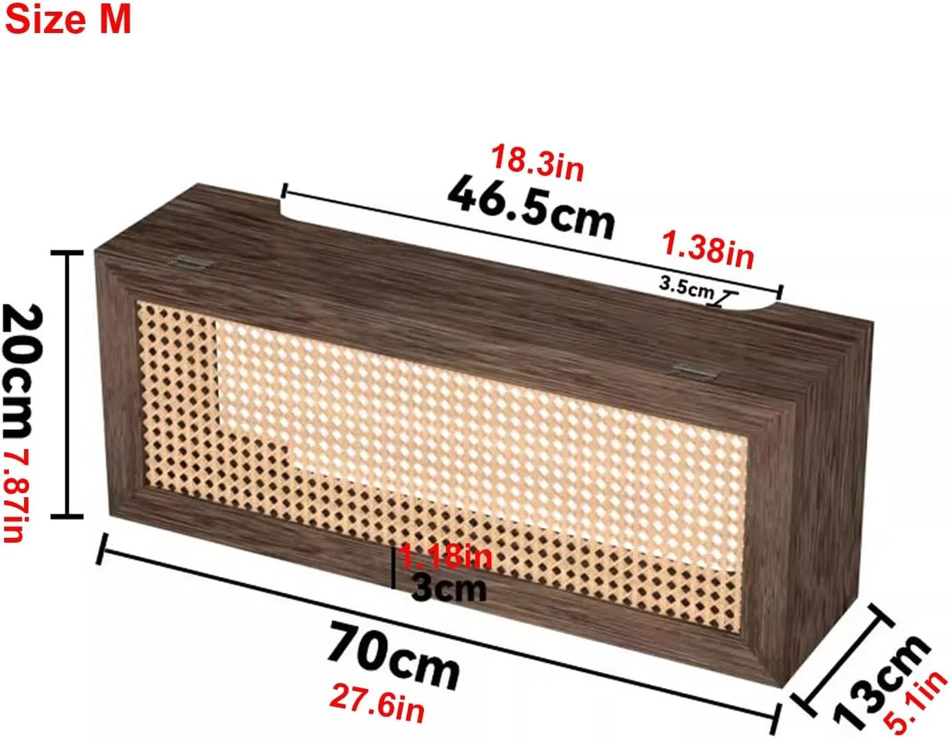 جعبه نگهداری روتر وای فای، مخفی کننده جعبه وای فای، قفسه روتر، پوشش مودم، برای اتاق خواب، اتاق نشیمن، دفتر و خانه (متوسط) جعبه نگهداری روتر وای فای، مخفی کننده جعبه وای فای، قفسه روتر، پوشش مودم، برای اتاق خواب، اتاق نشیمن، دفتر و خانه (متوسط)