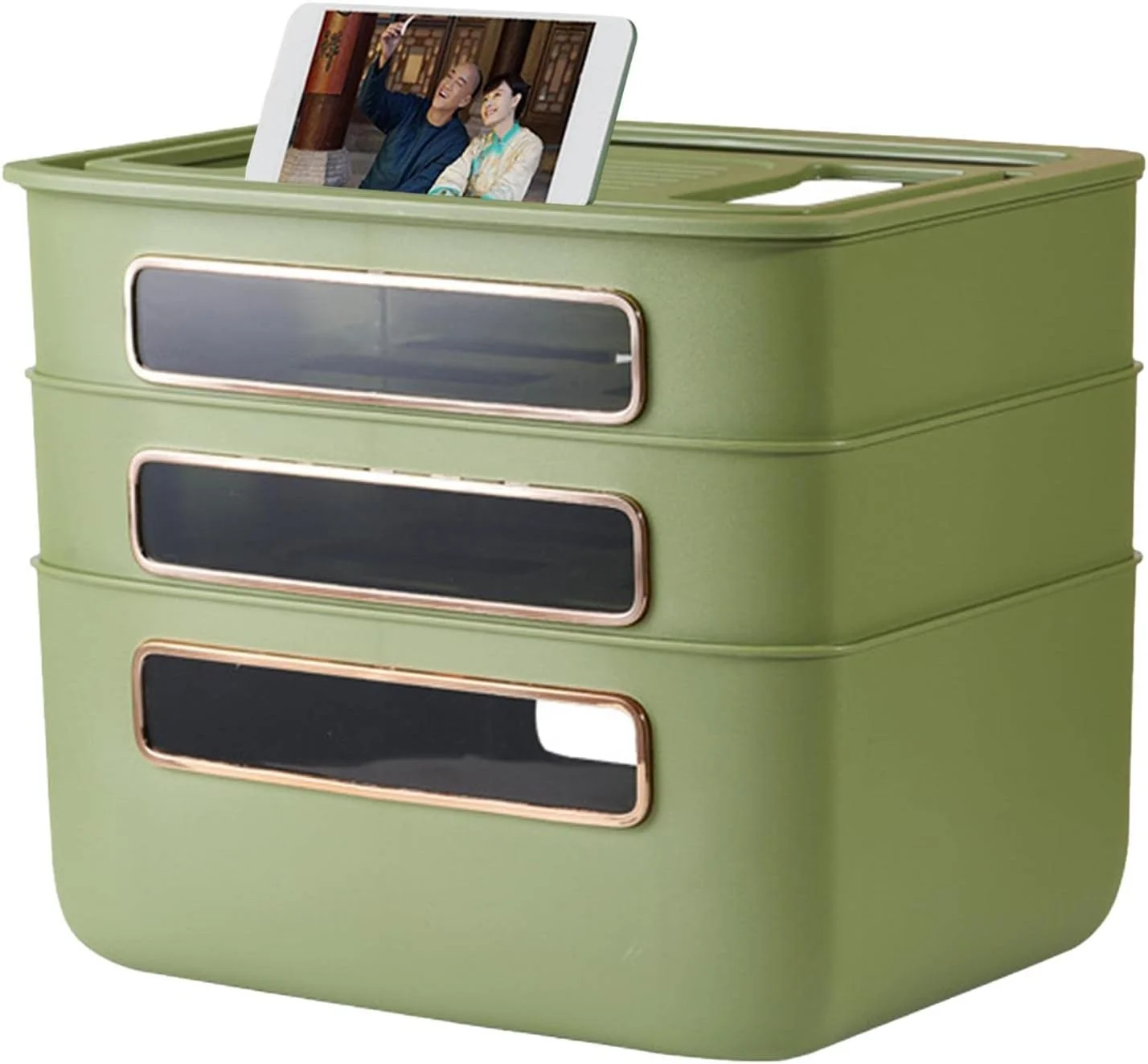 جعبه نگهداری روتر بی‌سیم - سازمان‌دهنده روتر و مودم رومیزی | جعبه مدیریت سیم قفسه روتر چند منظوره برای سازماندهی اتاق نشیمن