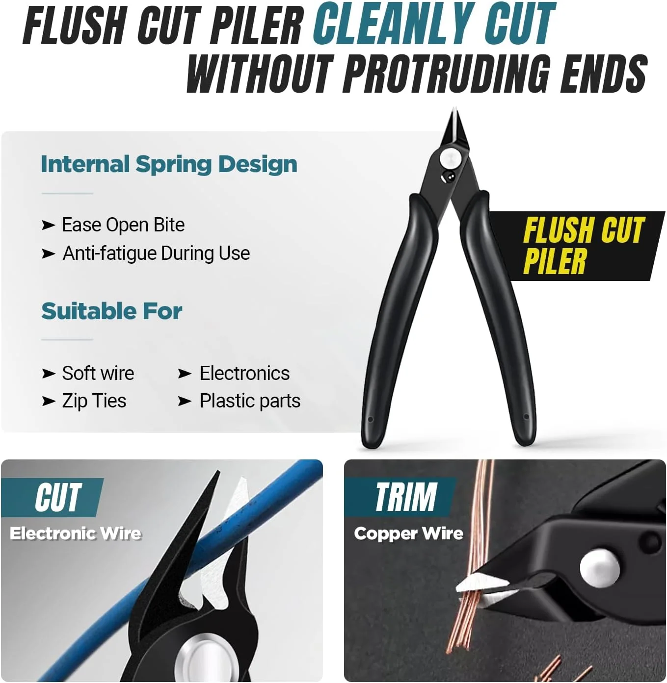 ست ابزار شبکه AMPCOM اترنت 9 در 1 برای کانکتورهای RJ45/RJ11، مناسب کابل های STP Cat7/6A UTP Cat6/5E/5 RJ45 به همراه ابزار پانچ 110 و سیم لخت کن در کیف ضد آب قابل حمل ست ابزار شبکه AMPCOM اترنت 9 در 1 برای کانکتورهای RJ45/RJ11، مناسب کابل های STP Cat7/6A UTP Cat6/5E/5 RJ45 به همراه ابزار پانچ 110 و سیم لخت کن در کیف ضد آب قابل حمل