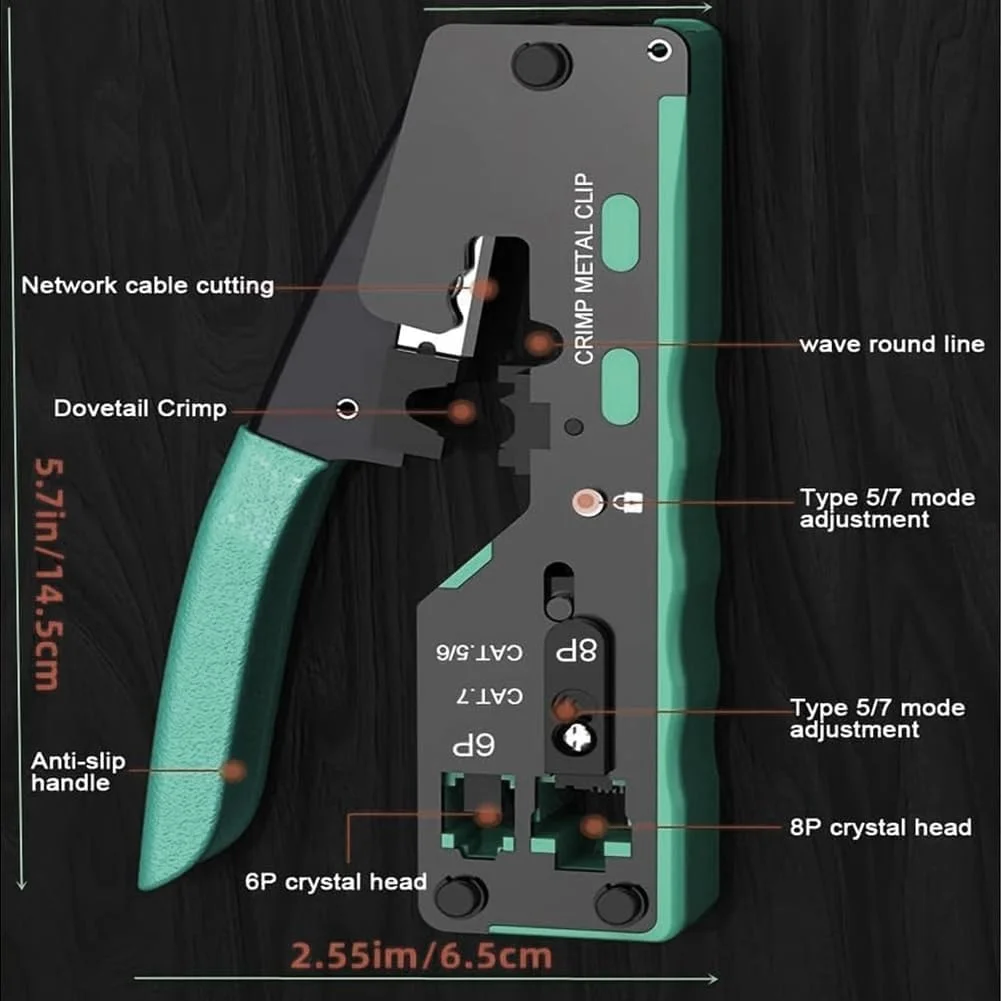 ابزار پرس RJ45 خزنه، ابزار پرس RJ45 Cat5 Cat6 Cat7، ابزار پرس RJ11، سیم لخت کن کابل شبکه اترنت، انبر ابزار کوچک تجهیزات پرس ماژولار ابزار پرس RJ45 خزنه، ابزار پرس RJ45 Cat5 Cat6 Cat7، ابزار پرس RJ11، سیم لخت کن کابل شبکه اترنت، انبر ابزار کوچک تجهیزات پرس ماژولار