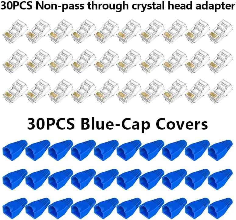 ست ابزار پرس کابل اترنت RJ45 - ابزار همه کاره حرفه ای وی تو تانگ برای پرس، برش و لخت کردن کابل اترنت - سازگار با کانکتورهای Cat5/Cat5e/Cat6 ست ابزار پرس کابل اترنت RJ45 - ابزار همه کاره حرفه ای وی تو تانگ برای پرس، برش و لخت کردن کابل اترنت - سازگار با کانکتورهای Cat5/Cat5e/Cat6