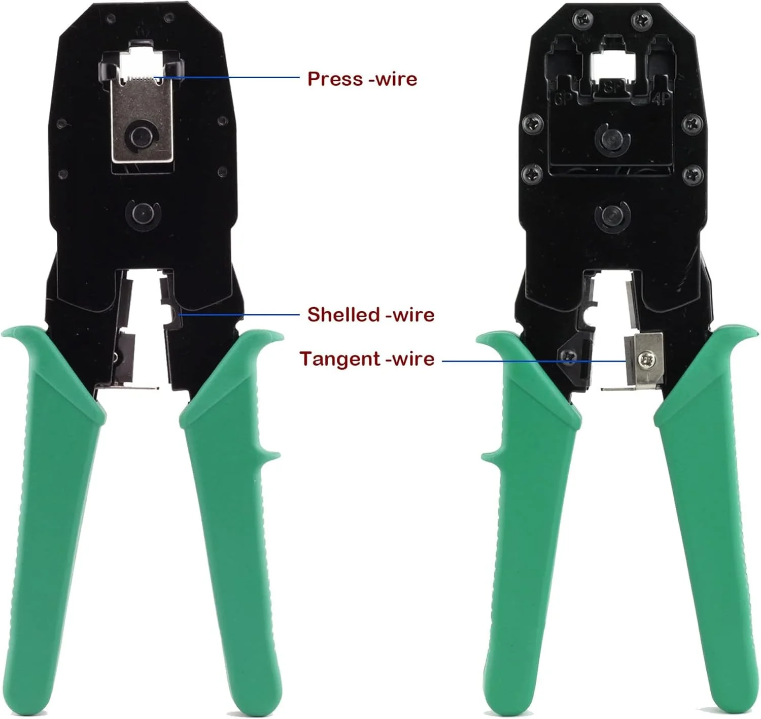 ابزار پرس کابل شبکه سیم تلفن RJ45 RJ11 RJ12 ابزار پرس کابل شبکه سیم تلفن RJ45 RJ11 RJ12