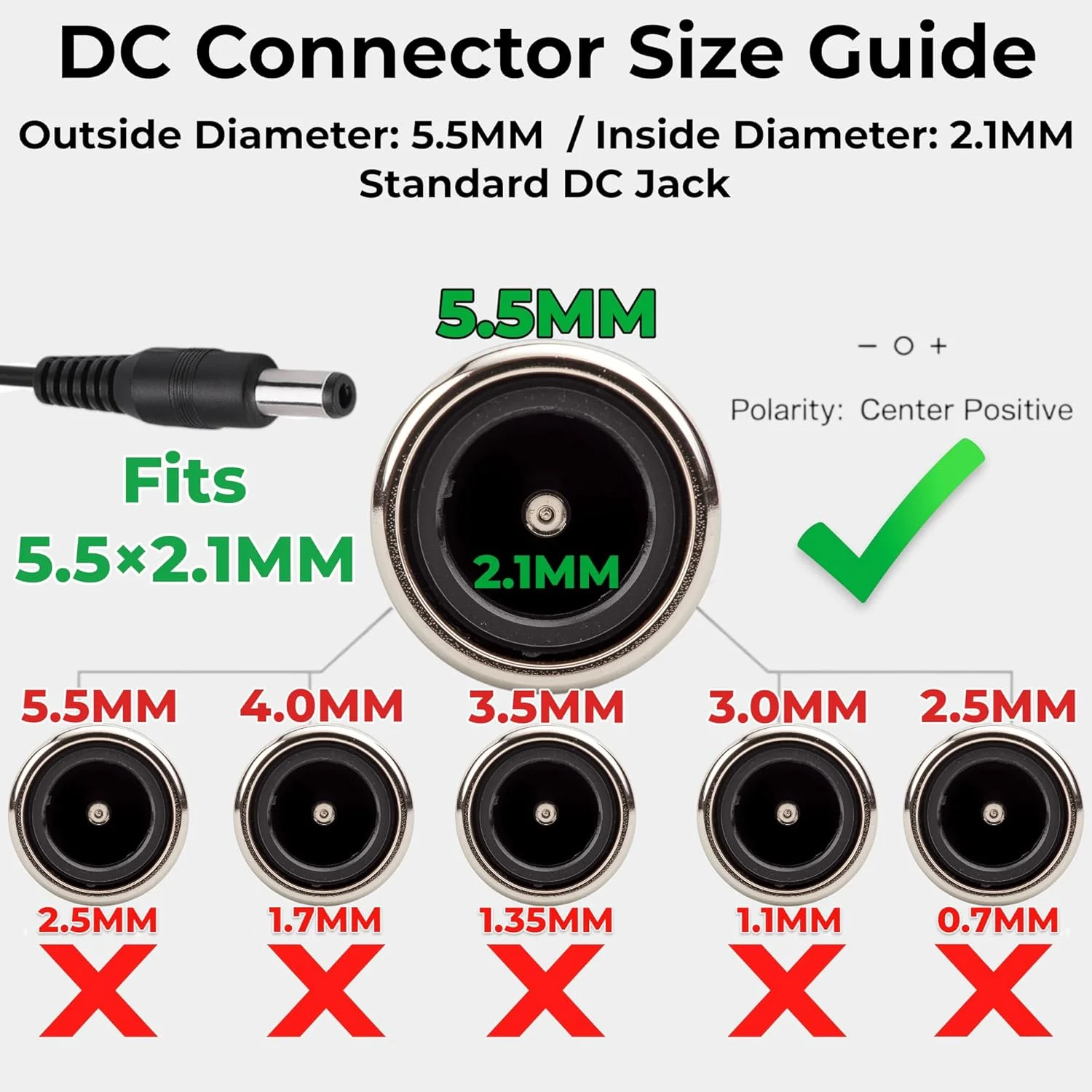 آداپتور برق 12 ولت 2 آمپر CIRCUIT GREEN با دوشاخه UK، شارژر 24 وات 100-240 ولت AC به 12 ولت DC، کانکتور استوانه ای 5.5×2.5 میلی متر، قطب مثبت مرکزی، کابل 1 متری برای دوربین های مداربسته، نوارهای LED، روترها و مانیتورها - بسته 1 عددی آداپتور برق 12 ولت 2 آمپر CIRCUIT GREEN با دوشاخه UK، شارژر 24 وات 100-240 ولت AC به 12 ولت DC، کانکتور استوانه ای 5.5×2.5 میلی متر، قطب مثبت مرکزی، کابل 1 متری برای دوربین های مداربسته، نوارهای LED، روترها و مانیتورها - بسته 1 عددی